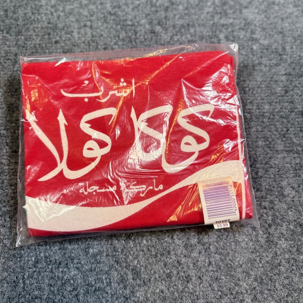 1980s Arabic Coca-Cola Double-Sided Shirt Sport-T Stedman Single Stitch New